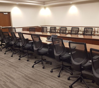 Long V-Shape Conference Table